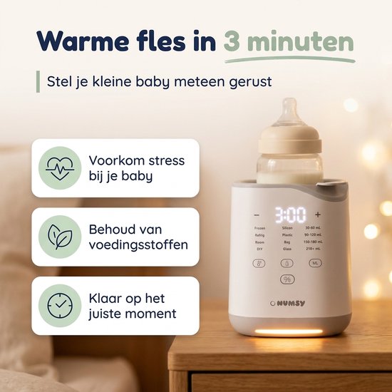 Numsy HeatPod Pro Flessenwarmer - Melkverwarmer