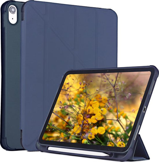 Tablet Hoes geschikt voor iPad Hoes 10e generatie (2022) 10.9 inch - iPad A16 Hoes (2025) 11 inch - Blauw