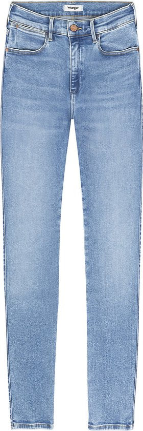 WRANGLER HIGH SKINNY BLUE LOVE SKINNY JEANS-DAMES