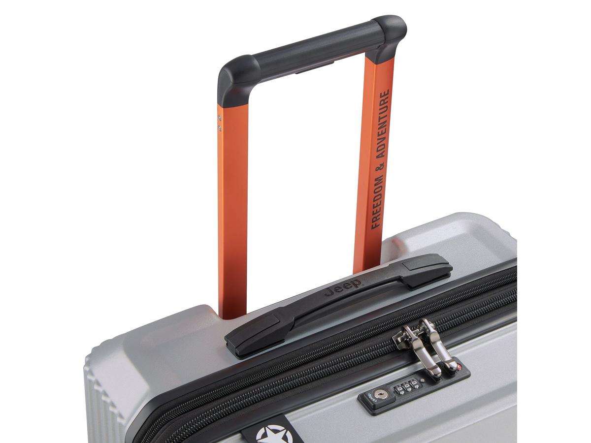 Jeep Trolley - Uitbreidbaar - maat M - 69 cm Silver