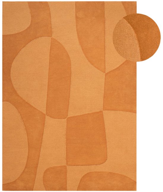 by fonQ Figure Vloerkleed - Copper - Rechthoekig - 160 x 230 cm