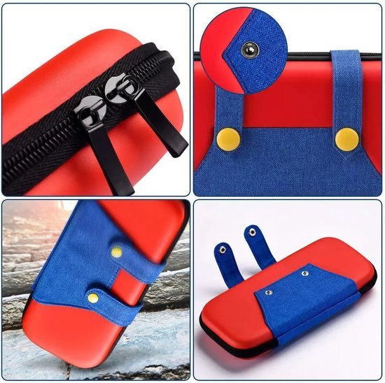 Geschikt Voor Nintendo Switch Case - Hoes - Hard Case Beschermhoes - Switch - Switch OLED - Switch Lite - Mario