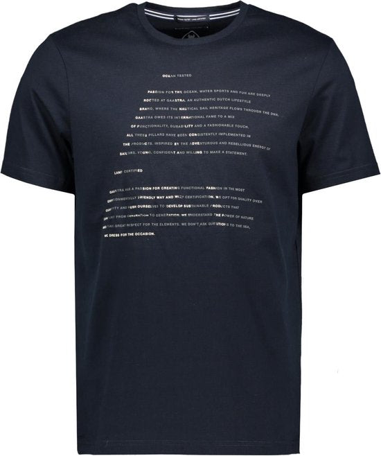 Gaastra T-shirt Warp - Navy Mannen - Maat M