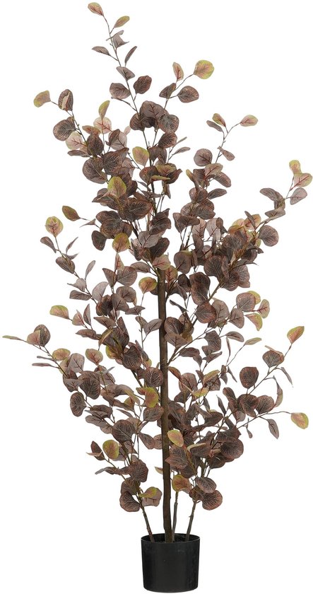 Mica Decorations Eucalyptus Kunstplant in Bloempot - H150 x Ø30 cm - Brons