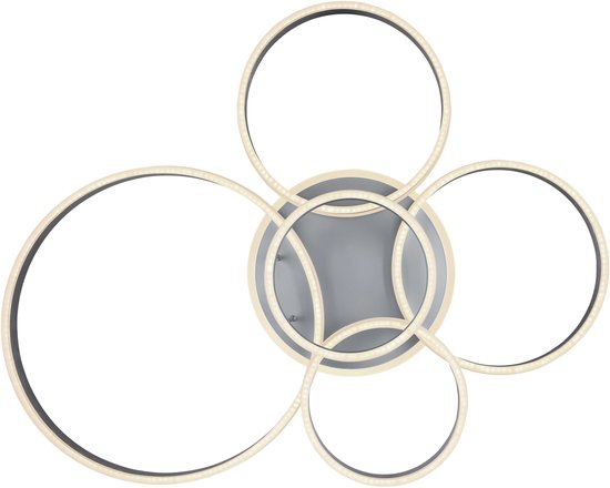 Globo plafonniere Rubio - grijs - metaal - 67260-120