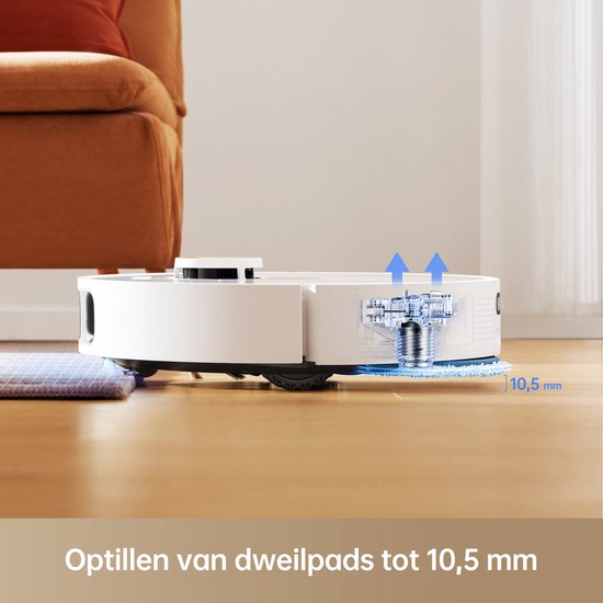 Dreame L10s Pro Ultra Heat - Robotstofzuiger met Heetwater Dweilfunctie - Objectdetectie en vermijding