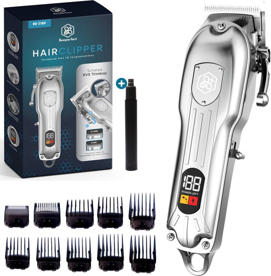 Beeperfect - Professionele Draadloze Tondeuse Mannen - Inclusief Neustrimmer