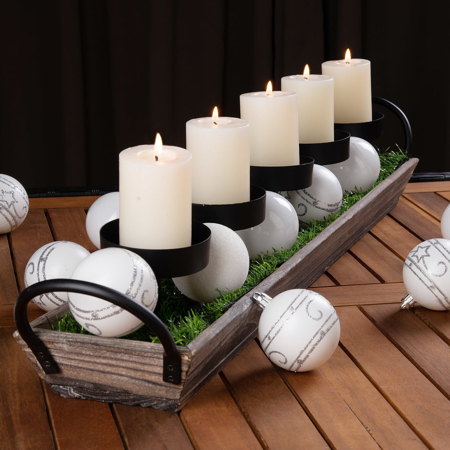Deubois Kerstballen - Kerstboomverlichting - Kerstboom decoratie - Set van 24 Wit