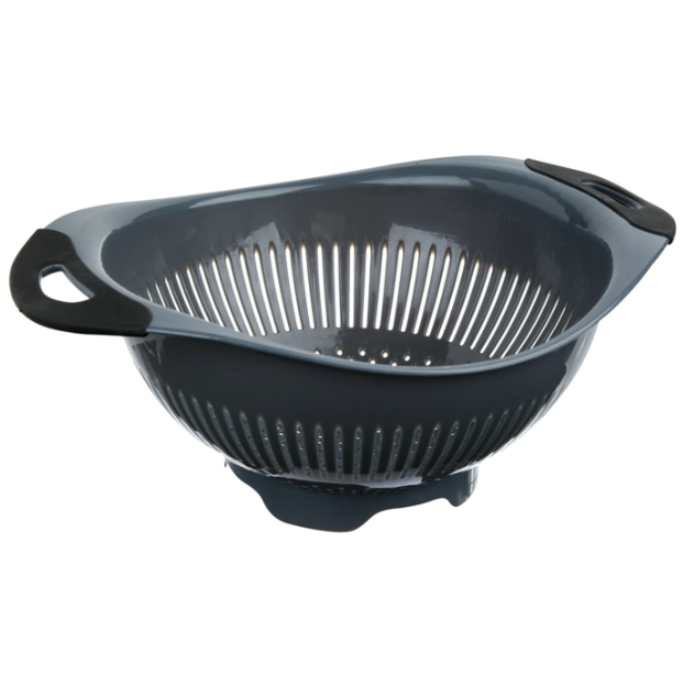 5five Vergiet met TPR-handgreep - 2,5 L - 31,6 x 24,3 x 12,5 cm - Grijs