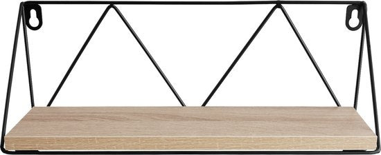 tectake® - 2 Wandplanken Rockport industrieel lichtbruin - 404432