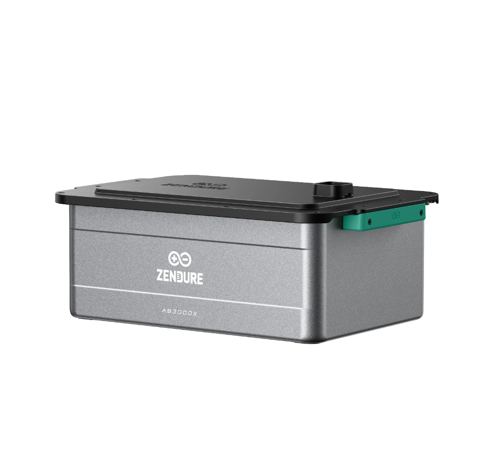 Zendure AB3000X SolarFlow Uitbreidingsbatterij 2,88 kWh - Grijs - LiFePO4 Thuisbatterij