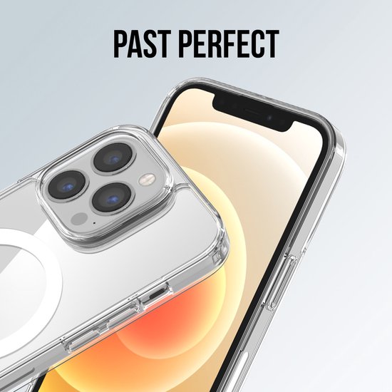 Podec Magsafe Hoesje Geschikt voor iPhone 11 Pro Max - Bundel met 3x Screenprotector + 3x Cameraprotector - Magnetisch met Ring Doorzichtig - Telefoonhoesje Transparant Magsafe Case - Doorzichtig