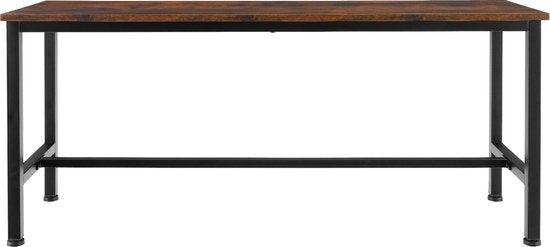 tectake - 2 Zitbanken Fairfield industrieel donkerbruin - 404547
