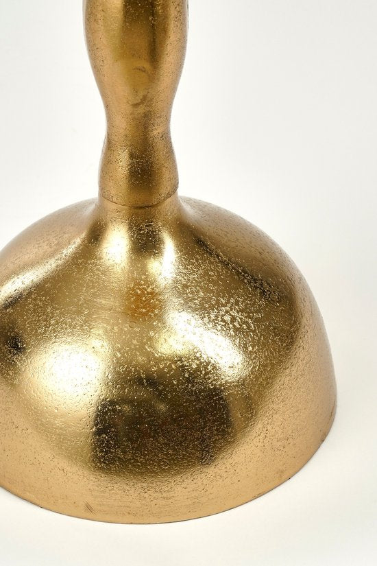 Mica Decorations Duco Bijzettafel - H66 x Ø25 cm - Gerecycled Aluminium - Goud