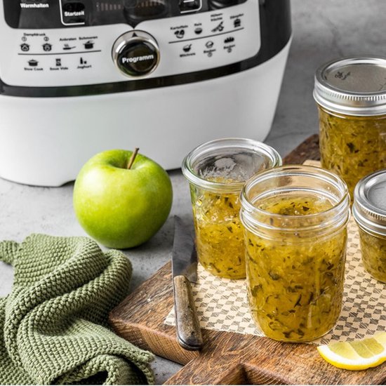 Rommelsbacher multifunctionele snelkookpan Mein Hans MD 1000 – 14 programma’s – Snelkoken, Rijstkoken, Sauteren, Stomen, Slowcooking, Sous-vide, Bakken en braden, Frituren – 6 liter