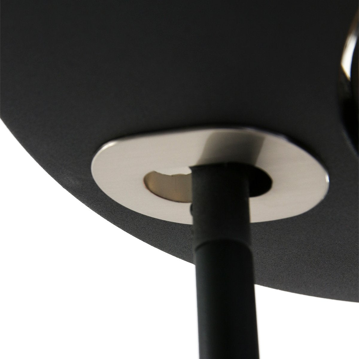 Vloerlamp Zenith LED 1477ZW zwart, hoogte 185 cm, kunststof en metaalmateriaal, kantelbaar, Steinhauer Exclusive