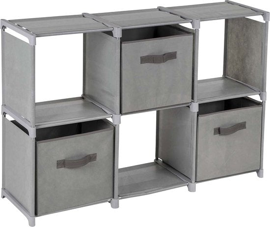 Bo-Camp - Vakkenkast - Multi-Use - 6 Vakken