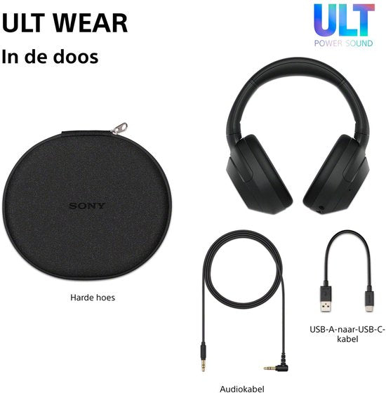 Sony ULT Wear - Draadloze Noise Cancelling koptelefoon met ULT Power Sound - Forest Gray