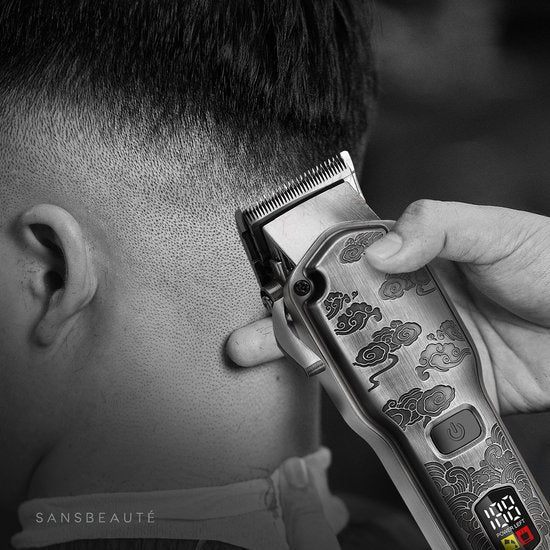 Professionele Draadloze 5-in-1 Tondeuse - Sansbeauté - Tondeuse Mannen Hoofdhaar - Cheveux Haar - Haartrimmer - Kapper Haar Machine - Haartondeuse - Trimmer Baard - Barbe Hair Clipper - Kapper Buddha Trimmer - Barber Set - Kappersset