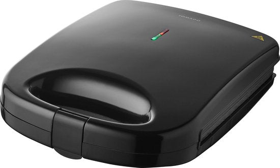 Tomado TGS4000B - XXL Tosti ijzer - 4 tosti's - Tosti apparaat - Panini grill - PFAS vrij - 1200W - Zwart