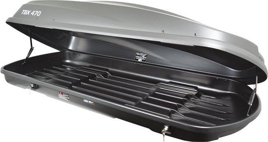 Twinny load Twinnyload Dakbox TBX 470 Liter Mat-Antraciet 189x78x38cm