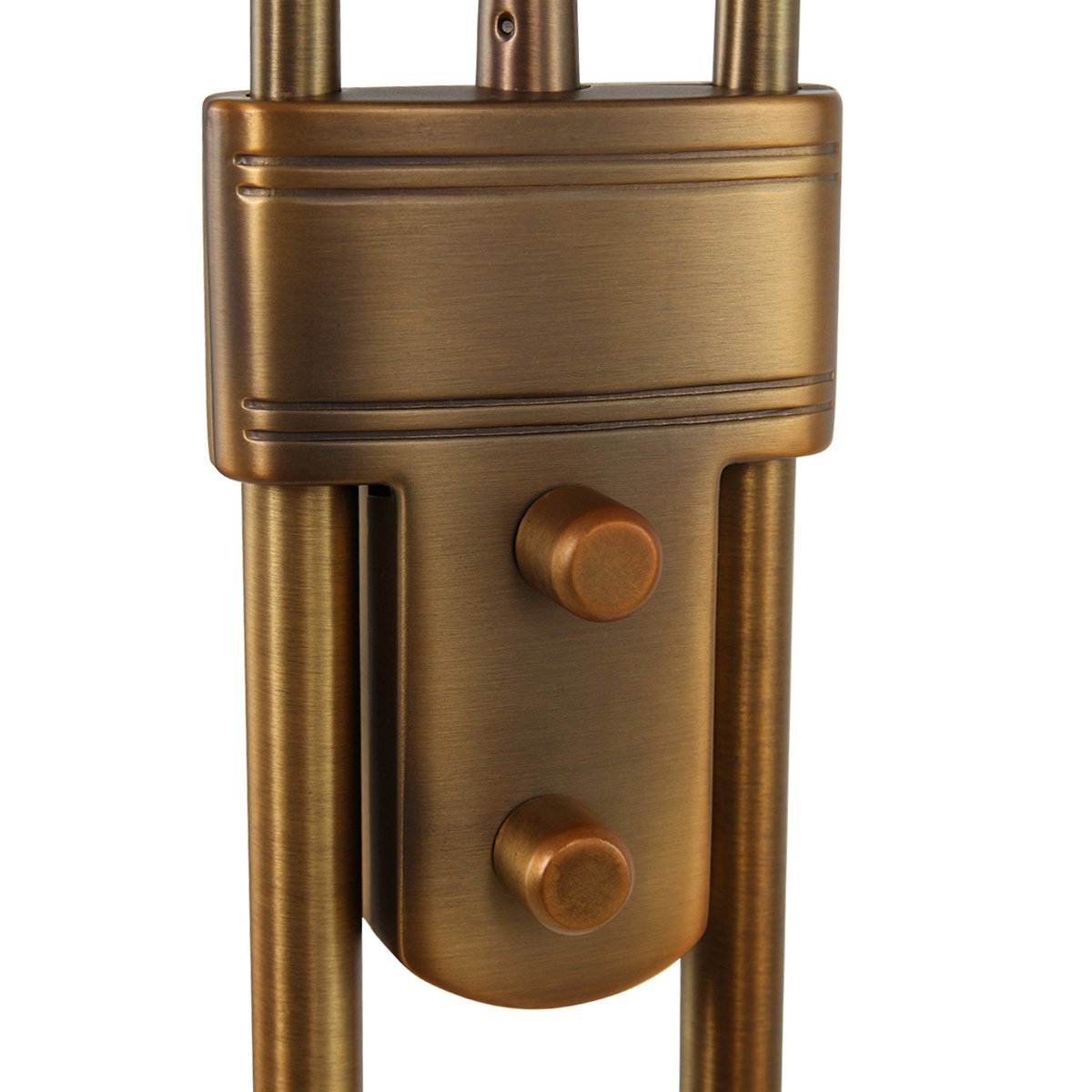 Steinhauer Olet - Klassieke LED Dimbare Vloerlamp | Staande Lamp met Dimmer met leeslamp - 1 lichts - H 1800 mm - Brons - Woonkamer | Slaapkamer