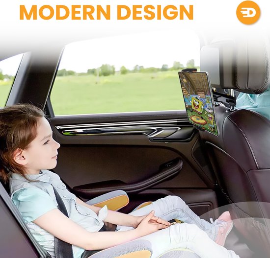 Drivv Tablet Houder Auto - Universeel - 360 Graden Draaibaar - Antislip - Zwart