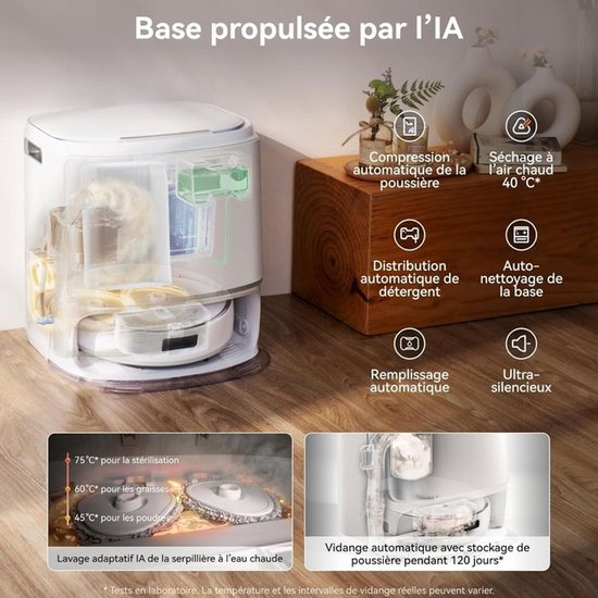 NARWAL Freo Z10 – Robotstofzuiger en -mop – Anti-klit – 15000 Pa