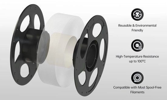 AnyCubic PLA Basic Wit 3D filament 1,75mm 1kg.