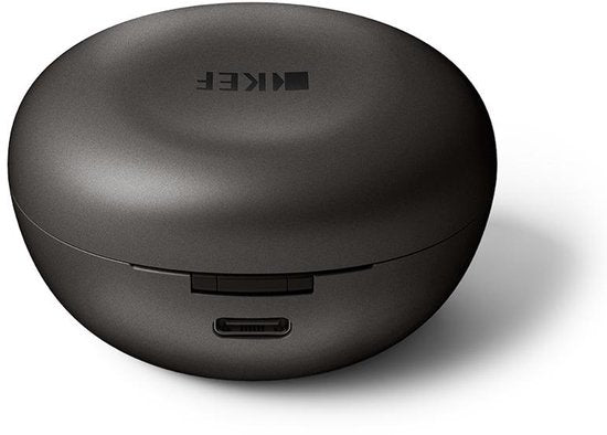 KEF - MU3 - Draadloze Noise Cancelling True Wireless Oordopjes - Charcoal Grey