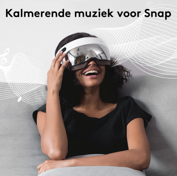 Breo iDream5s Elektrische Hoofdmassager - Wit - Oog- & Nekmassage met Warmte