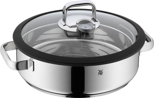 WMF Vitalis - Stoom- en Braadpan - Ø 28 cm - RVS - Met Deksel - Geschikt voor Inductie