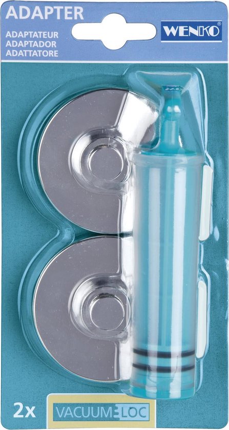 WENKO Vacuum-Loc adapter voor Premium+Classic, set van 2 stuks