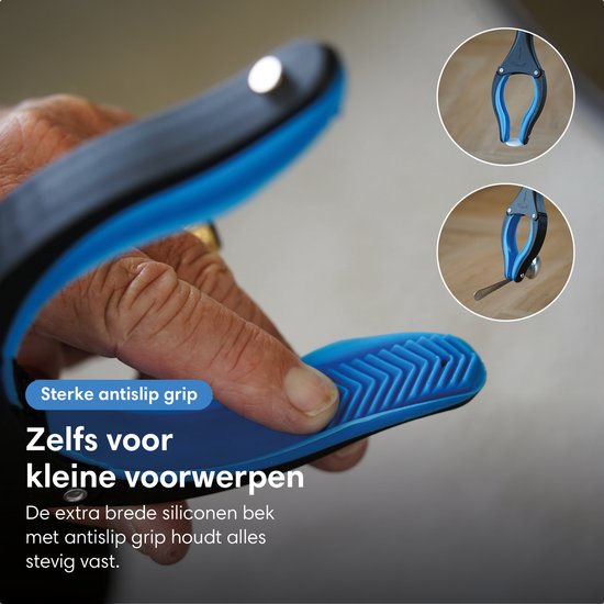 Safe Age® Grijper voor ouderen – Afvalgrijper - Extra Lang 90 cm – Opvouwbaar – met 360° Draaibare Kop & Magneet