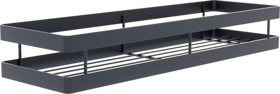 Noswo Kruidenrek Ophangbaar - Kruidenrek Voor Kruidenpotjes - Keukenrek Hangend - 40 cm - Zwart