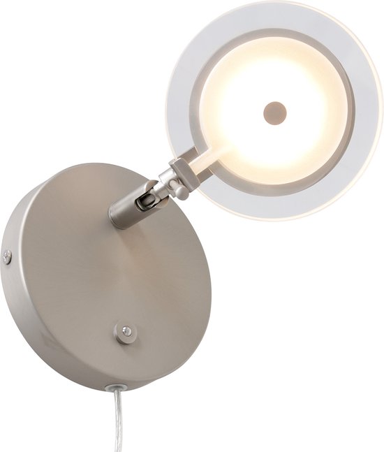 Steinhauer Turound Wandlamp 10w 2700K 1-lichts helder glas