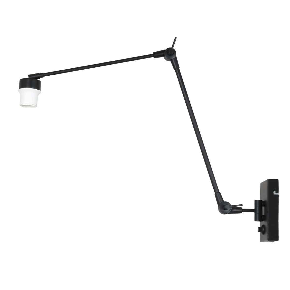 Steinhauer - Prestige Chic - wandlamp knik - zwart