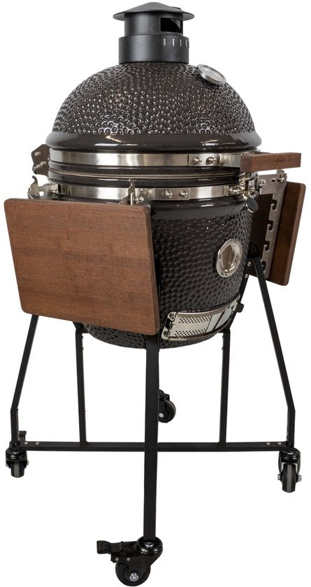 Grizzly Grills Kamado Elite Medium - Barbecue - ø39cm / ø15inch - Zwart - Compleet