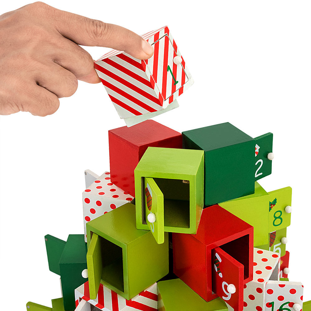 Spielwerk Herbruikbare Adventskalender - Cadeauberg 24 Deuren