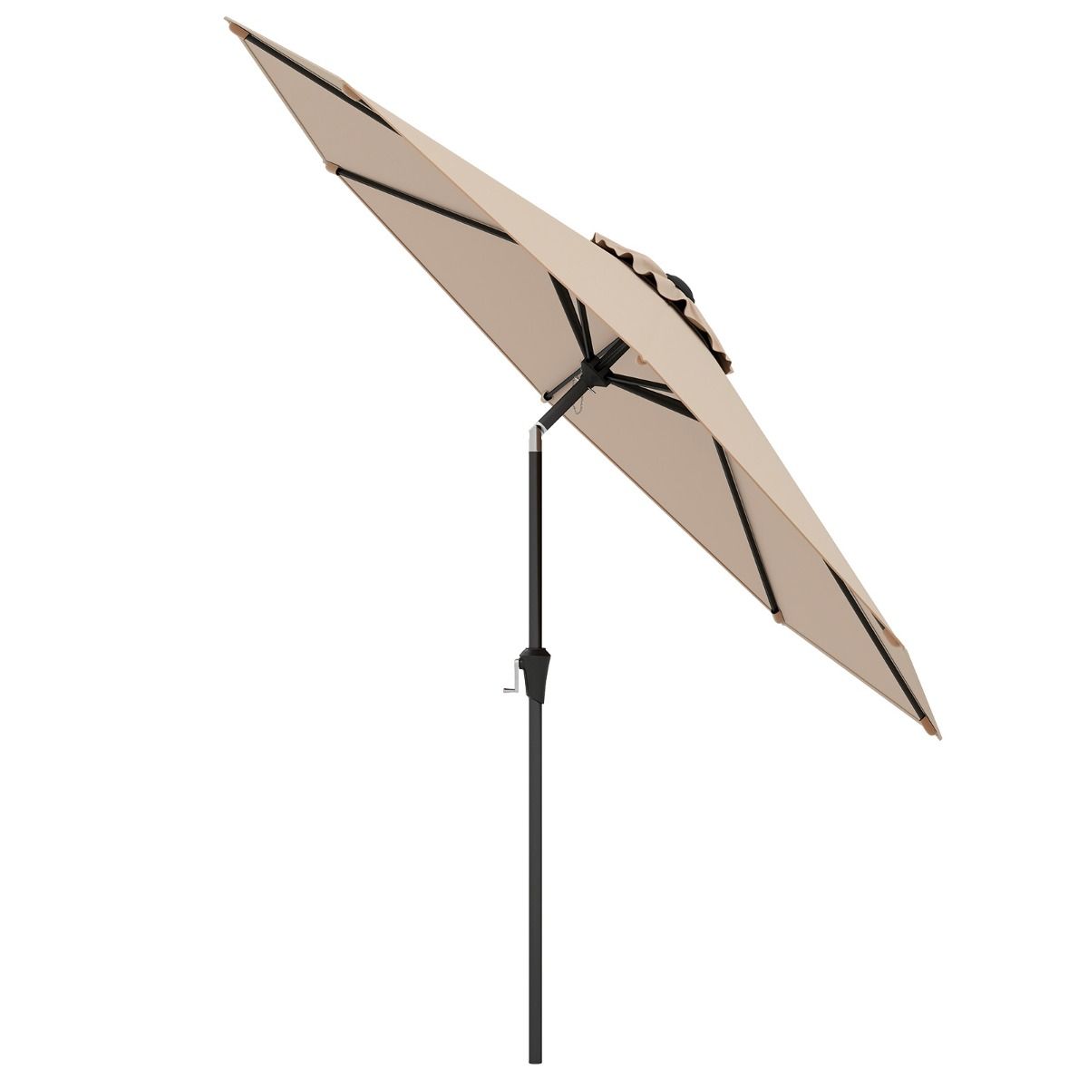 Coast Grote Terrasparasol - kantelbaar met zwengel - 270 cm - beige
