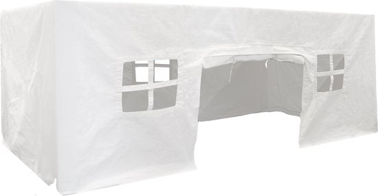 Sunny Nova Tafeltent Crème - Speeltent met ramen en deur van 100% katoen - Duurzaam en veilig speelplezier