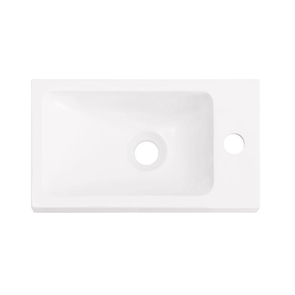 Compact en Stijlvol Badkamermeubel met Wastafel – SoBuy BZR196-BR (40 x 22 x 56 cm)