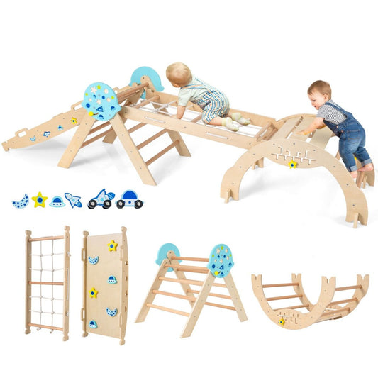 Coast Montessori Klimset - 9-in-1 speeltoestel - opvouwbaar - Natuurlijk