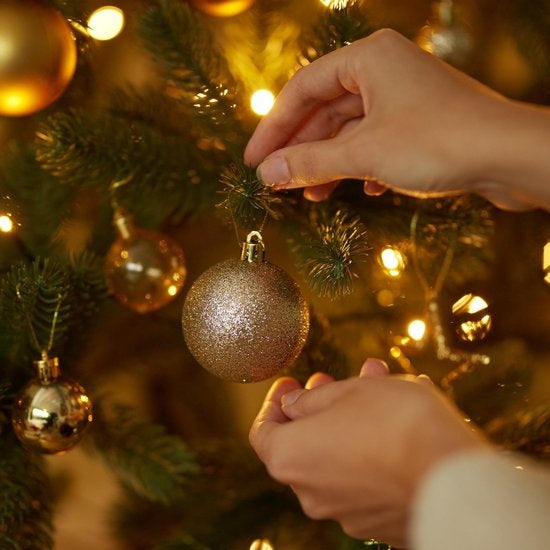 tectake -   Set van 100 kerstballen goud - 403323