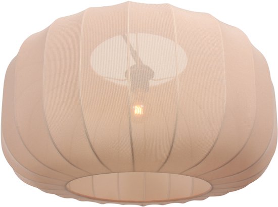 Lampenkap K41931S Ø60 cm - Beige Crème Textiel - Handgemaakt Design - Anne Light Home