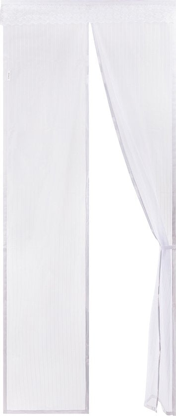 O’DADDY® Deurgordijn – Vliegengordijn - Magnetisch - Deurhor Deluxe 100 x 230 cm – Witte Hor – Horgordijnen