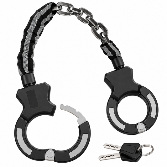 MIVELO Handboeienslot voor e-scooters & fietsen - Zwart - 30 x 5 x 2 cm