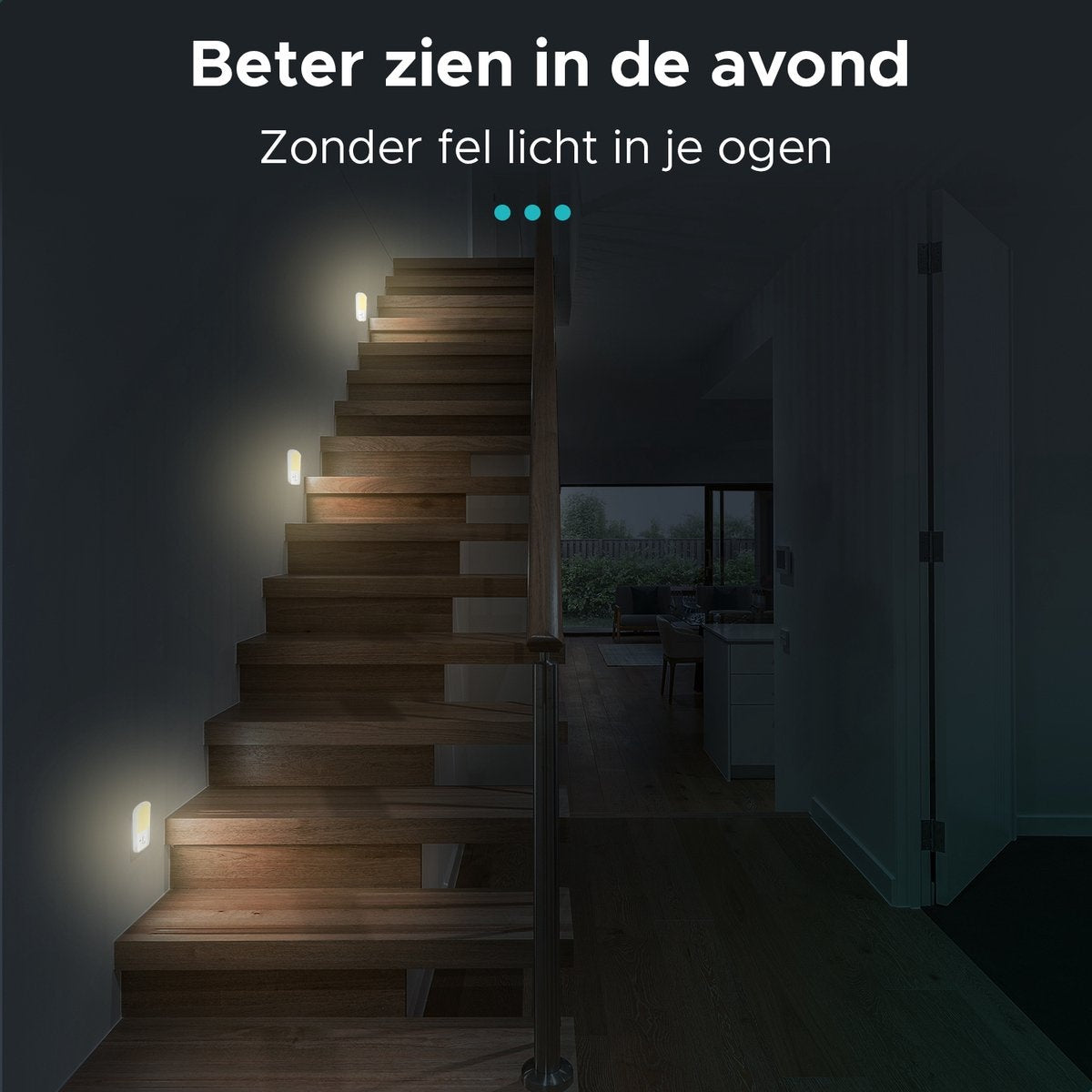 Qumax LED Nachtlampje Stopcontact 2 stuks - Dimbare Nachtlampjes met Sensor - Nachtlampje Babykamer - Nacht Lamp - Dag en Nacht Sensor - Kinderen & Baby - Wit