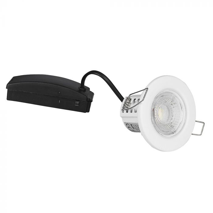 5W inbouwspot, brandveilig / SAMSUNG-chip / Kleur: 4000K / Wit / Verpakking: 10 stuks.