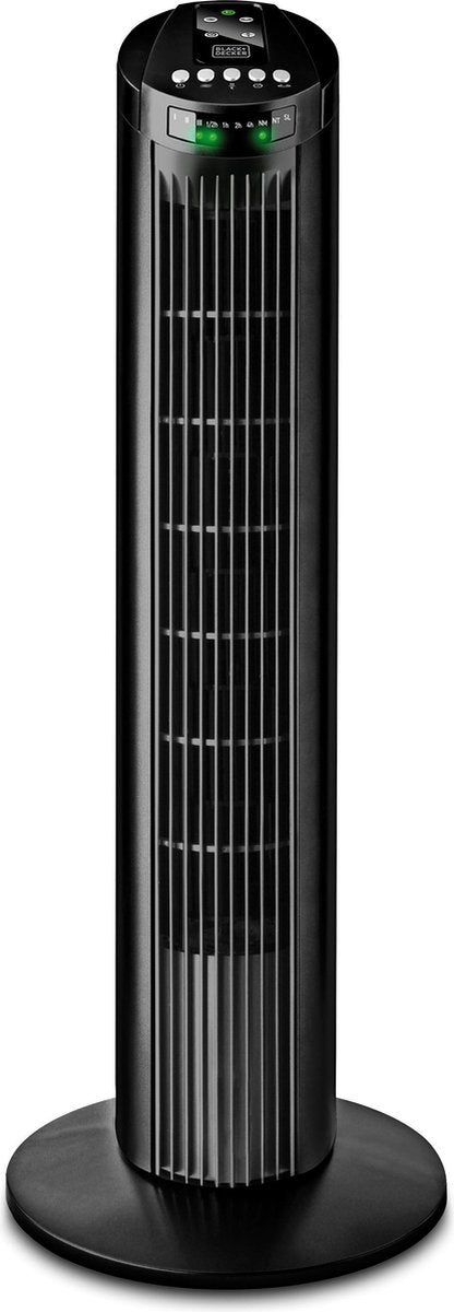 BLACK+DECKER Torenventilator BXEFT45E - Zwart - Ø 26 cm - 45 Watt - Timerfunctie